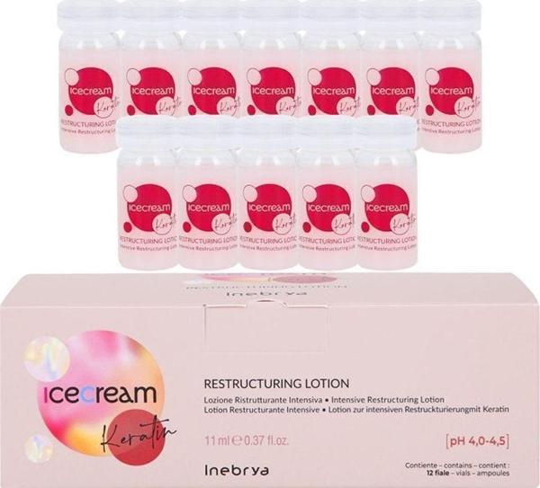 Inebrya Keratin Yeniden Yapılandırıcı Serum 12X11 Ml - Image 1