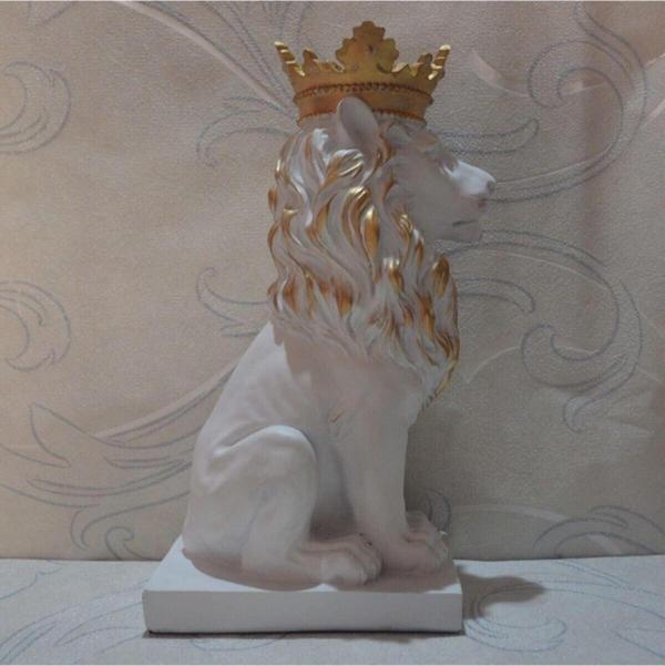 Myk Hediye Ve Sanat Atölyesi Aslan Kral Biblo Ofis Ve Ev Hediyeleri Ev Dekorasyon Hediyelik - Image 1