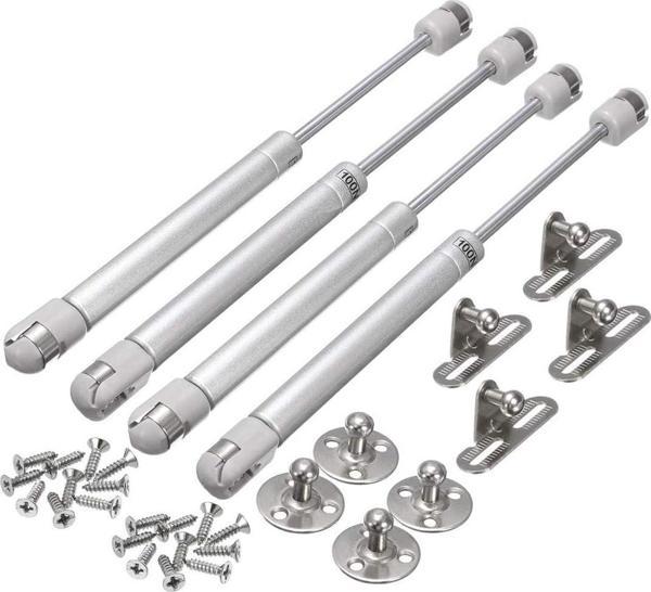 KALİTE Dolap Gazlı Kapak Makas Piston (4 lü Set) Frenli 100N - Image 1