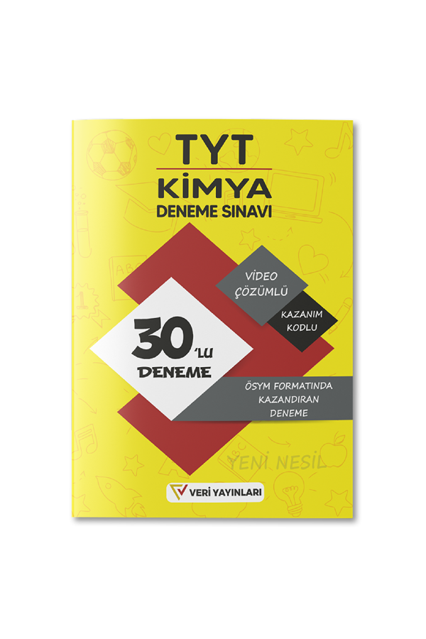 Veri 2023 TYT Kimya ÖSYM Formatında Video Çözümlü Kazandıran 30'lu Deneme Veri Yayınları - Veri Yayınları - Image 1