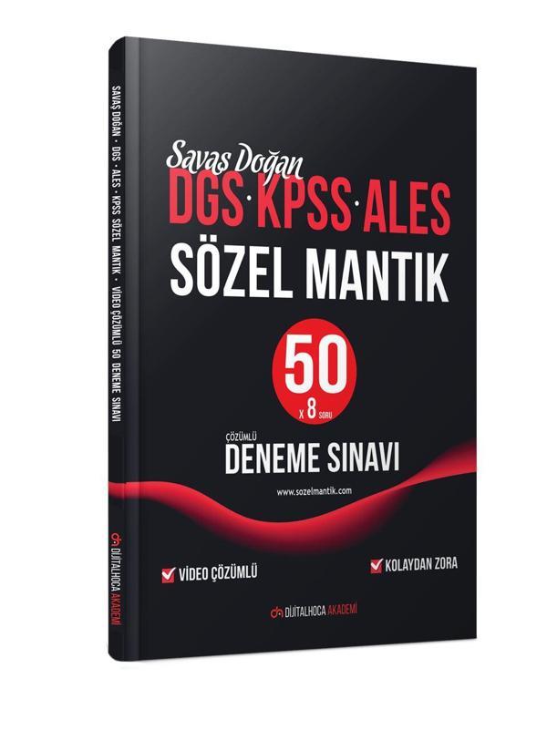 DGS KPSS ALES Sözel Mantık Video Çözümlü 50 Deneme Sınavı - Dijital Hoca - Image 1