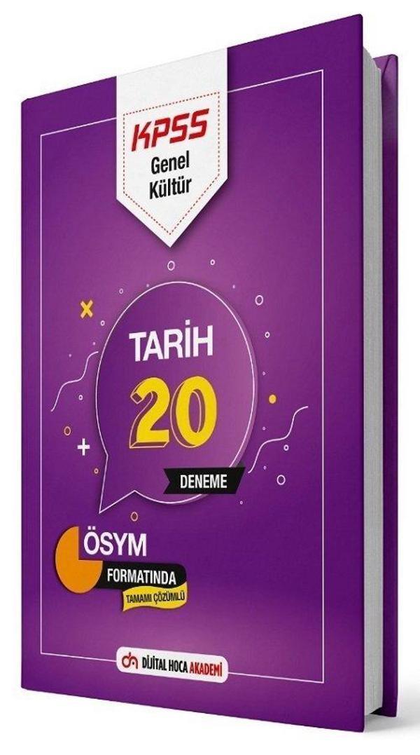 Dijital Hoca Akademi  Kpss Gk Tarih Tamamı Çözümlü 20 Deneme - Dijital Hoca Akademi - Image 1