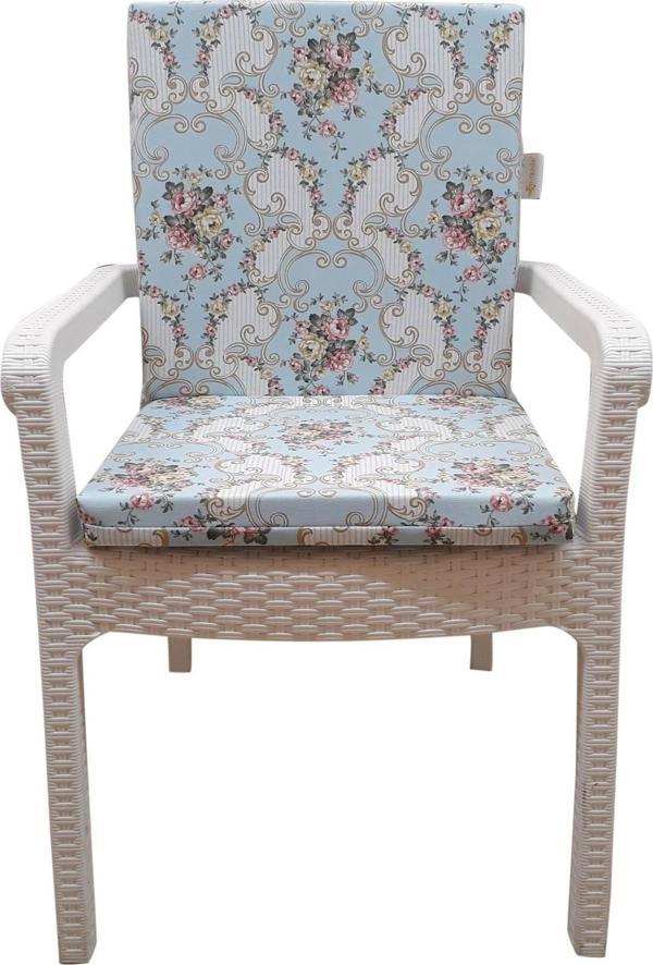 4 ADET ELİT YÜKSEK ARKALI MİNDER DUCK BEZİ-32279-01 V4 - Image 1