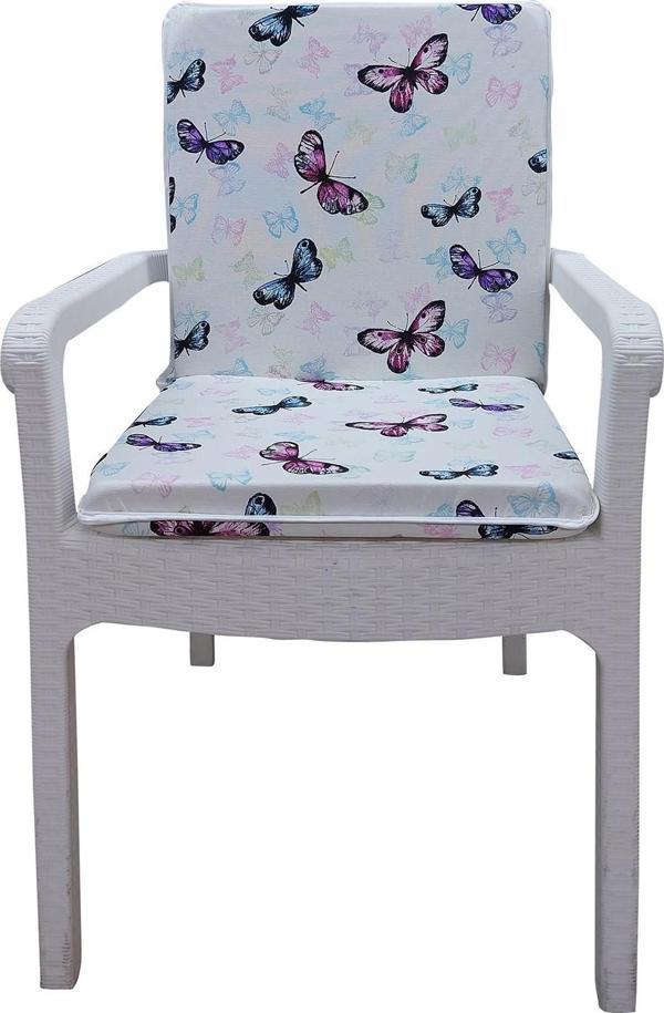4 ADET ELİT YÜKSEK ARKALI MİNDER DUCK BEZİ-eltm-prm081061-v009 V4 - Image 1
