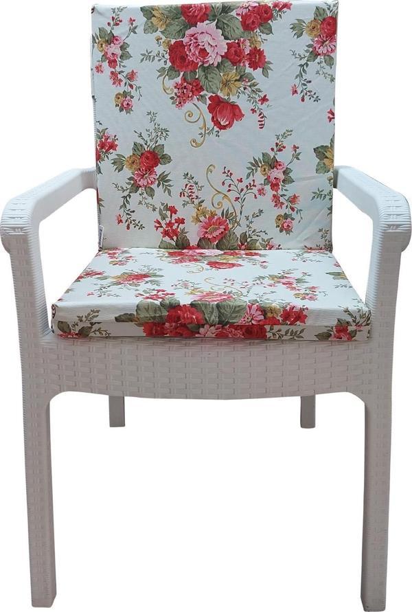 MİRZADE 4 ADET ELİT YÜKSEK ARKALI MİNDER DUCK BEZİ-eltm-prm 130267 v1 v4 - Image 1