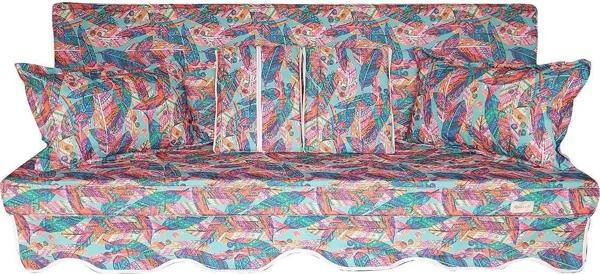 MİRZADE SOFA SOFT KUMAŞ TENTESİZ 28 DNS SÜNGER  SALINCAK MİNDERİ-sofa salıncak pembe akasya - Image 1