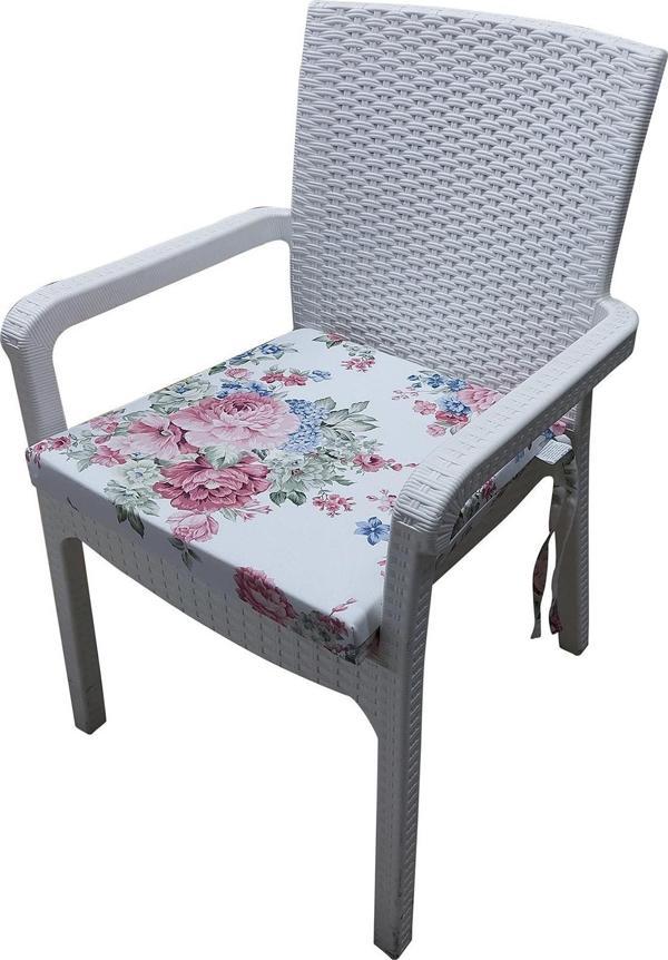 MİRZADE6 Adet Duck Bezi Rattan Minderi-eltm-taç32411/02 - Image 1
