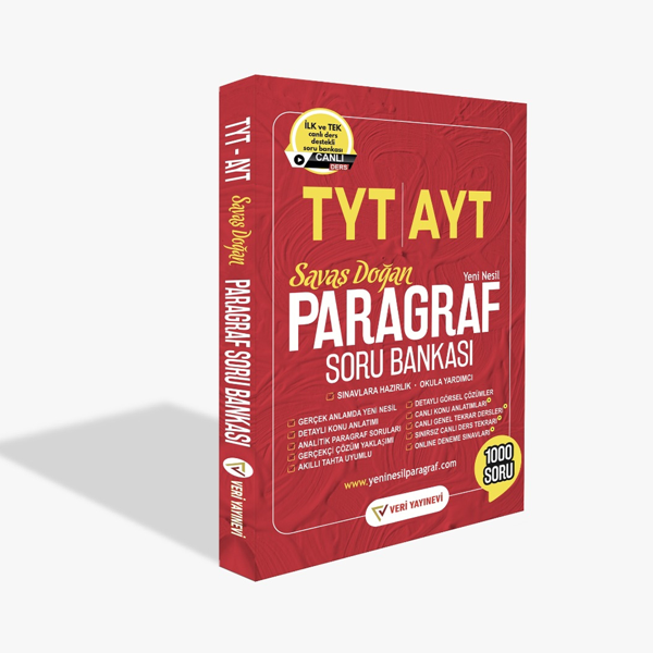 Veri Yayınevi TYT AYT Paragraf Soru Bankası - Veri Yayınları - Image 1