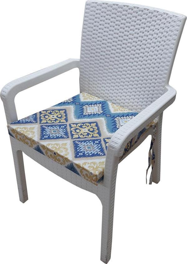 MİRZADE 6 Adet Duck Bezi Rattan Minderi-eltm-prm093495-v003 - Image 1