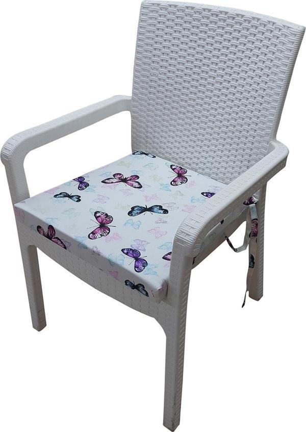 MİRZADE 6 Adet Duck Bezi Rattan Minderi-eltm-prm081061-v009 - Image 1