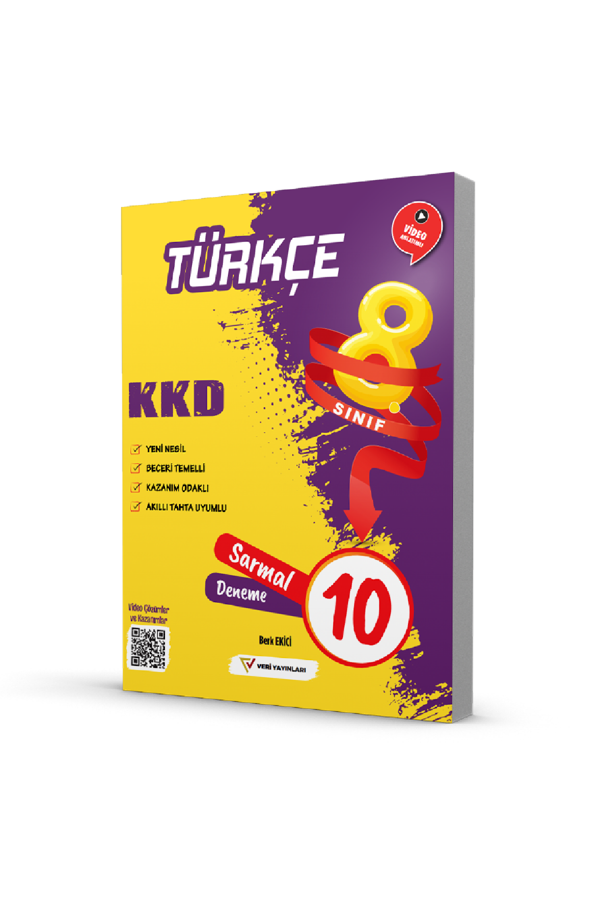 Veri 8. Sınıf Türkçe KKD Sarmal 10 Deneme Veri Yayınları - Veri Yayınları - Image 1
