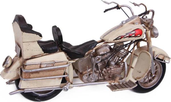 Dekoratif Metal Chopper Motosiklet 0410W-287-M140 - Image 1