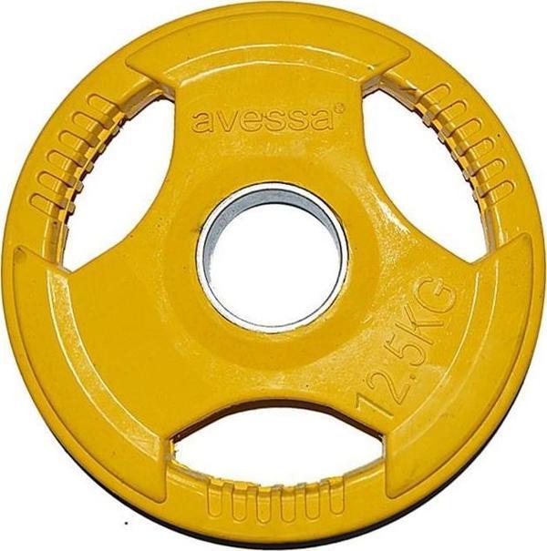 Avessa 12,5 Kg Olimpik Kauçuk Plaka Mb-12111 Sarı - Image 1