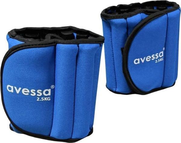 Avessa Awk-10 Ayarlanabilir Ayak Bilek Ağırlığı 2x2,5Kg - Image 1