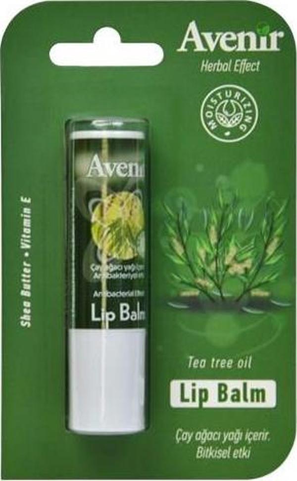 Avenir Vitamin E & Shea Butter Çay Ağacı Yağı Dudak Bakım Kremi - Image 1