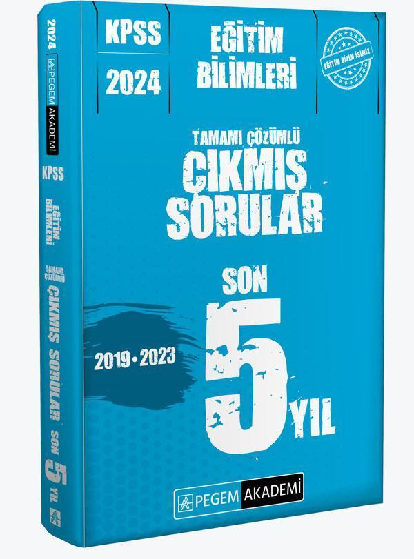 2024 KPSS Eğitim Bilimleri Çıkmış Sorular Son 5 Sınav - Pegem Akademi Yayıncılık - Image 1