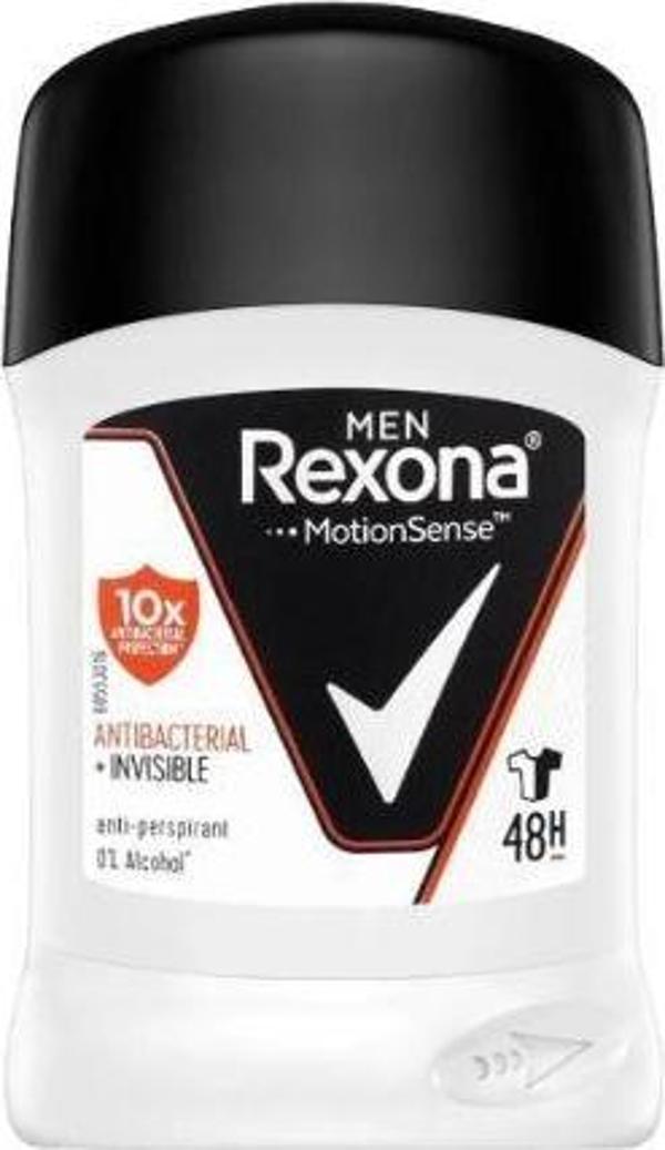 Rexona Men MotionSense Stick 40g Antibacterial+Invisible - Image 1