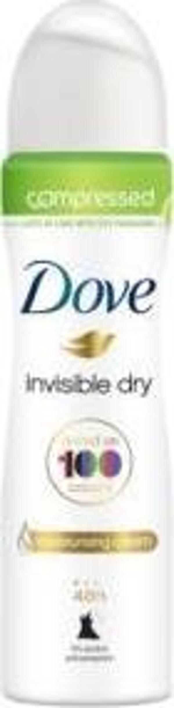 Dove Deo 75 ml Invisible Dry Compressed   - Image 1