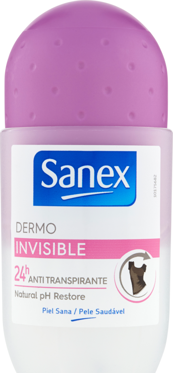 Sanex Dermo Invisible Roll-On 50ml - Image 1