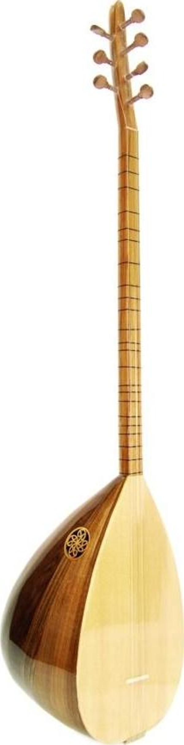 Ses Müzik Aletleri Bağlama Yaprak Öğrenci Ceviz Kısa Sap BYOCK - Image 1