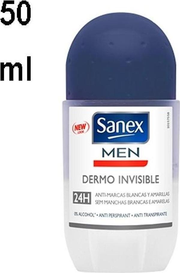Sanex Men Dermo Invisible Roll-On 50ml - Image 1