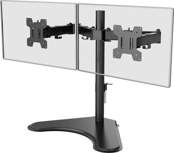 Ergoflex EF42 Steel Design 2-8 kg Çift Kol Asansörlü 13"-27" Desktop Monitör Standı - Image 1