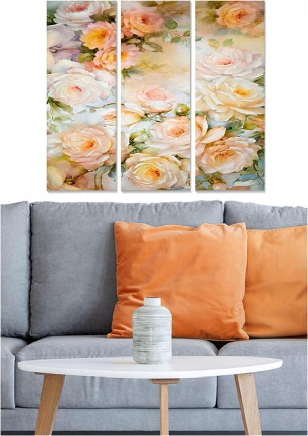 Tablo Center 3 Parçalı Mdf Tablo - Image 1