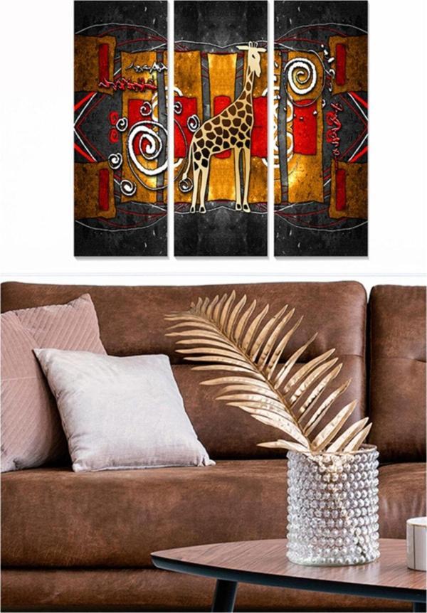 Tablo Center 3 Parçalı Mdf Tablo - Image 1