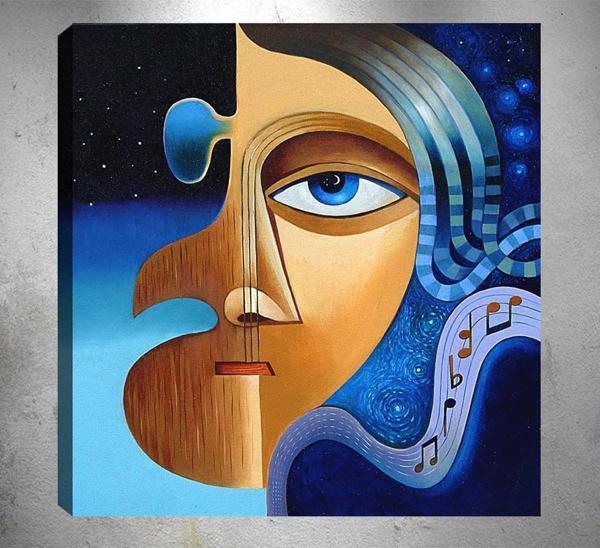 Tablo Center 30x30 cm Kanvas Tablo - Image 1