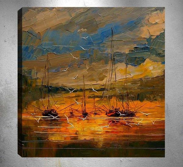 Tablo Center 30x30 cm Kanvas Tablo - Image 1