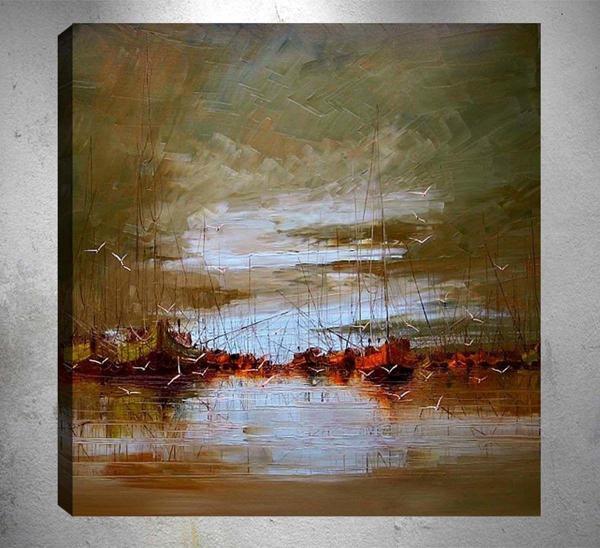 Tablo Center 30x30 cm Kanvas Tablo - Image 1