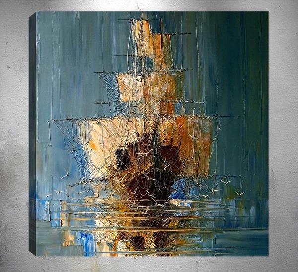 Tablo Center 30x30 cm Kanvas Tablo - Image 1