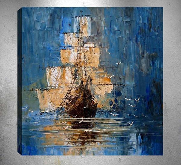 Tablo Center 30x30 cm Kanvas Tablo - Image 1