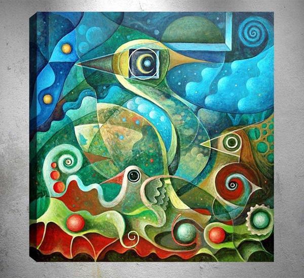Tablo Center 30x30 cm Kanvas Tablo - Image 1