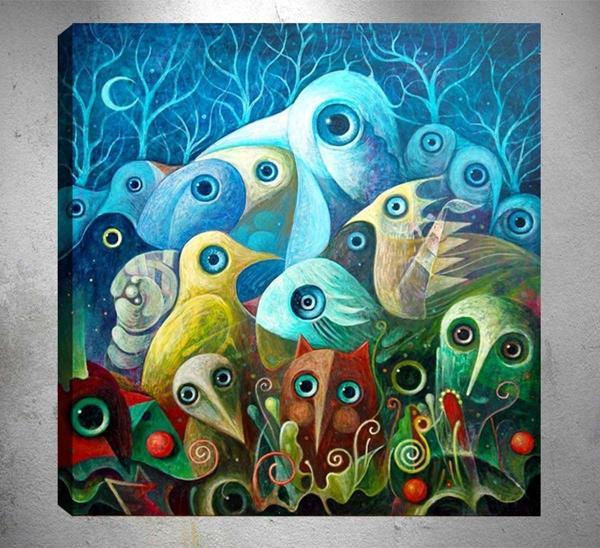 Tablo Center 30x30 cm Kanvas Tablo - Image 1