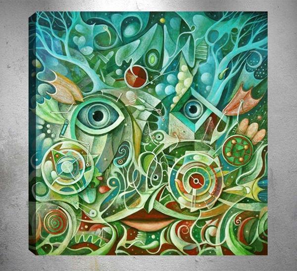 Tablo Center 30x30 cm Kanvas Tablo - Image 1