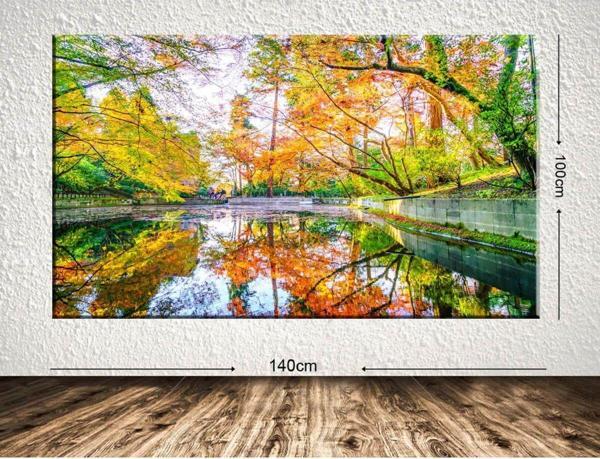 Tablo Center Dev Boyut Manzara Kanvas Tablo 100x140 cm - Image 1