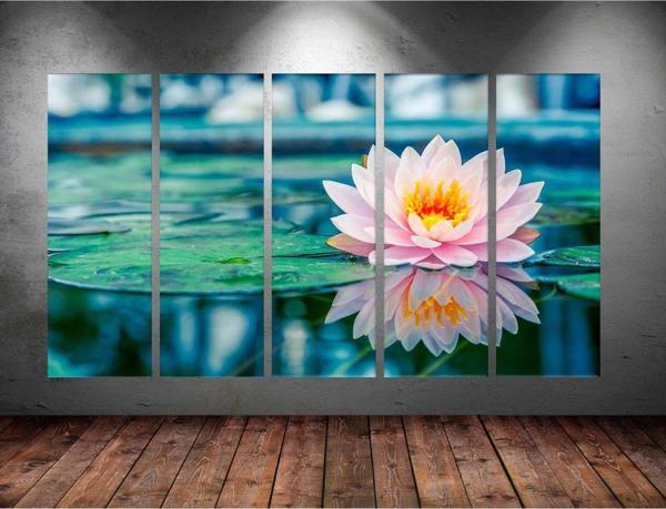 Tablo Center Dev Boyut 5 Parçalı Kanvas Tablo 150x90 cm - Image 1