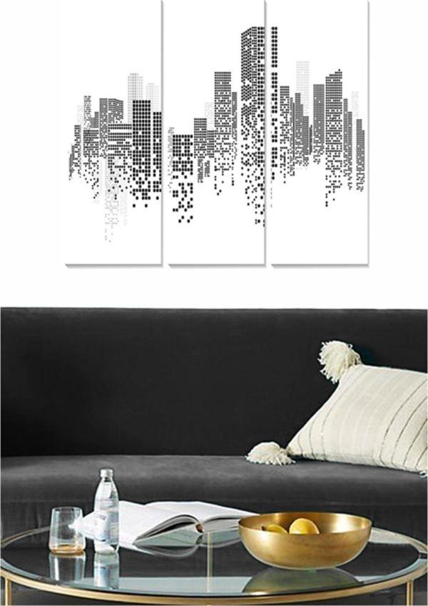 Tablo Center 3 Parçalı Mdf Tablo - Image 1