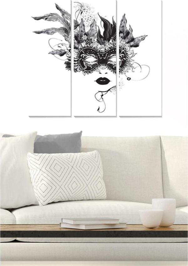 Tablo Center 3 Parçalı Mdf Tablo - Image 1