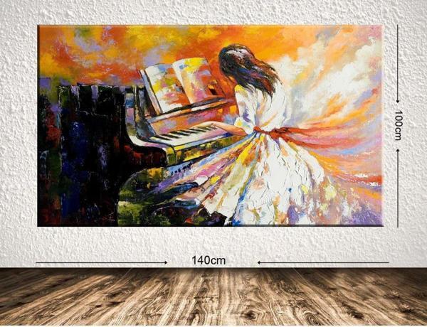 Tablo Center Dev Boyut Dekoratif Kanvas Tablo 100x140 cm - Image 1