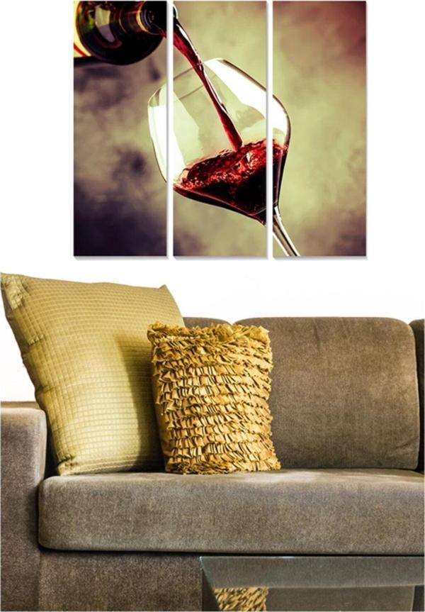 Tablo Center 3 Parçalı Mdf Tablo - Image 1