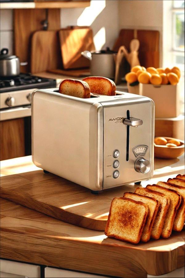 Awox Hot Slice Ekmek Kızartma Makinesi - Image 1