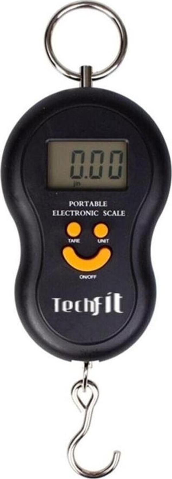 Techfit Elektronik Dijital El Kantarı 50 Kg Kapasiteli Terazi Tartı 10 Gr Hassasiyet - Image 1