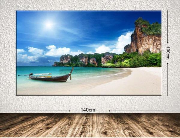 Tablo Center Dev Boyut Manzara Kanvas Tablo 100x140 cm - Image 1