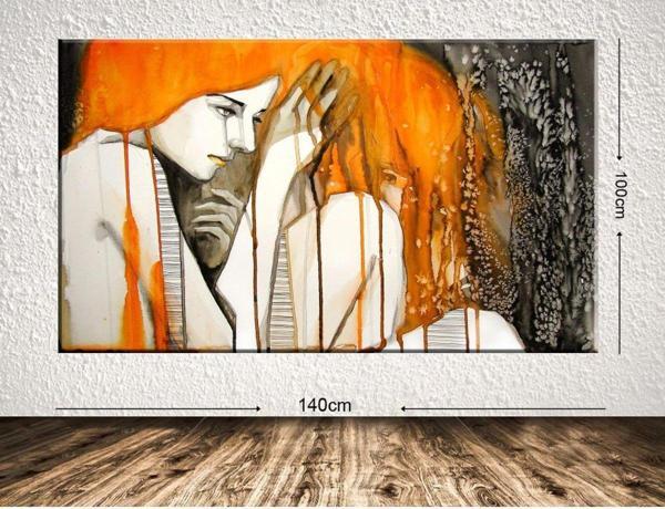 Tablo Center Dev Boyut Dekoratif Kanvas Tablo 100x140 cm - Image 1