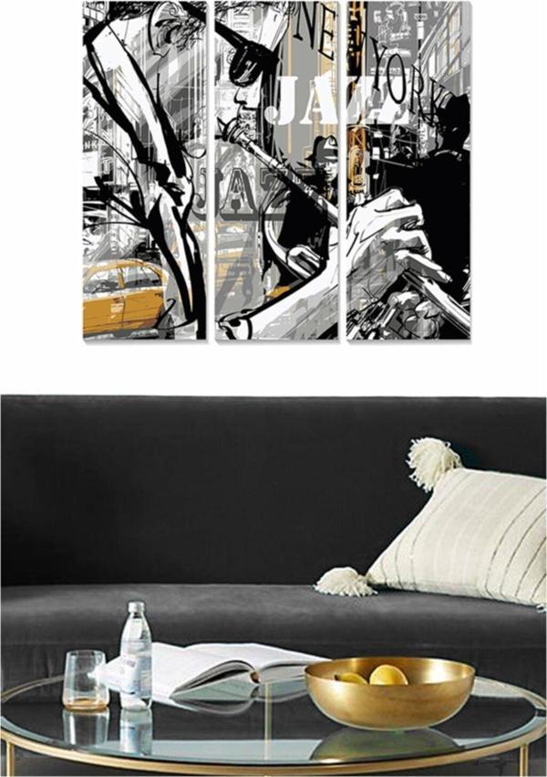 Tablo Center 3 Parçalı Mdf Tablo - Image 1