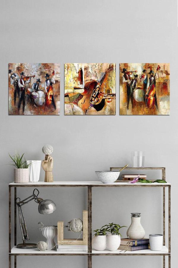 Tablo Center 3 Parçalı Mdf Tablo - Image 1