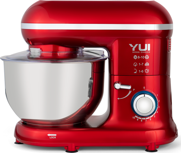 Yui M108 Kırmızı Easy Chef Stand Mikseri 1300W - Image 1