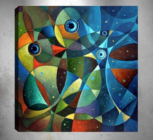 Tablo Center 30x30 cm Kanvas Tablo - Image 1